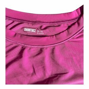 Smoothez by Aerie Women's Size XXL 2XL Pink Short Sleeve Cropped Top Shirt